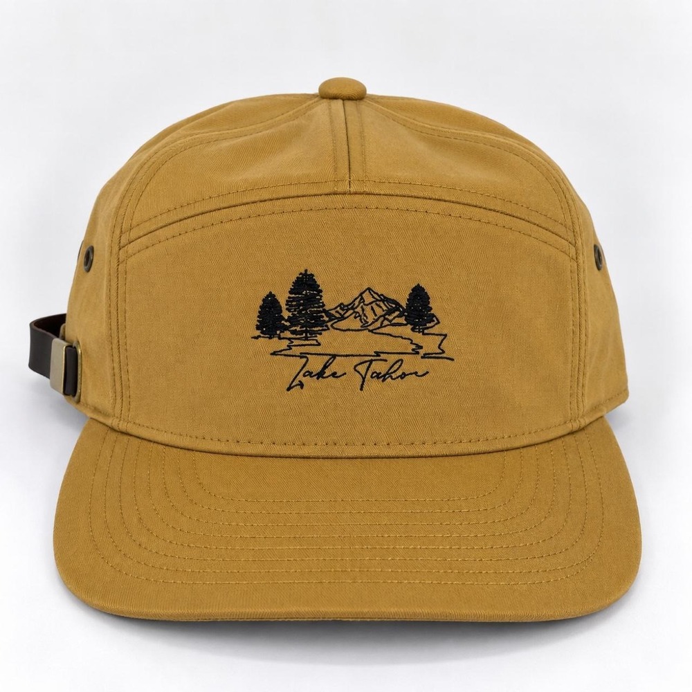 Lake Tahoe Mustard Yellow 5-Panel Outdoor Hat